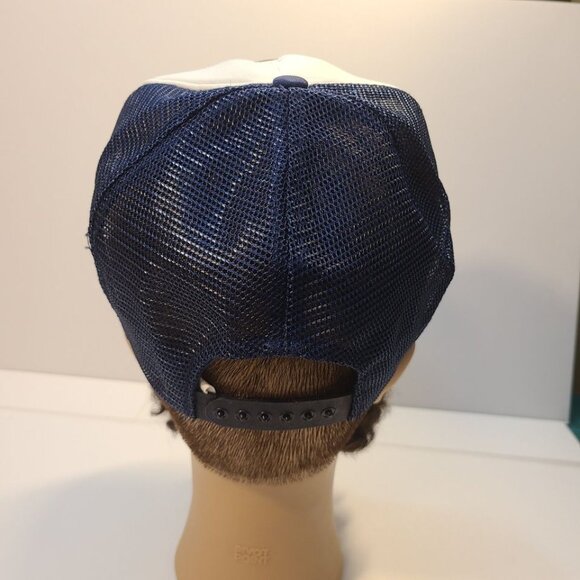 Vintage 90s Trucker Hat Acadia National Park Maine Patch Mesh Adjustable Hat - Picture 3 of 7